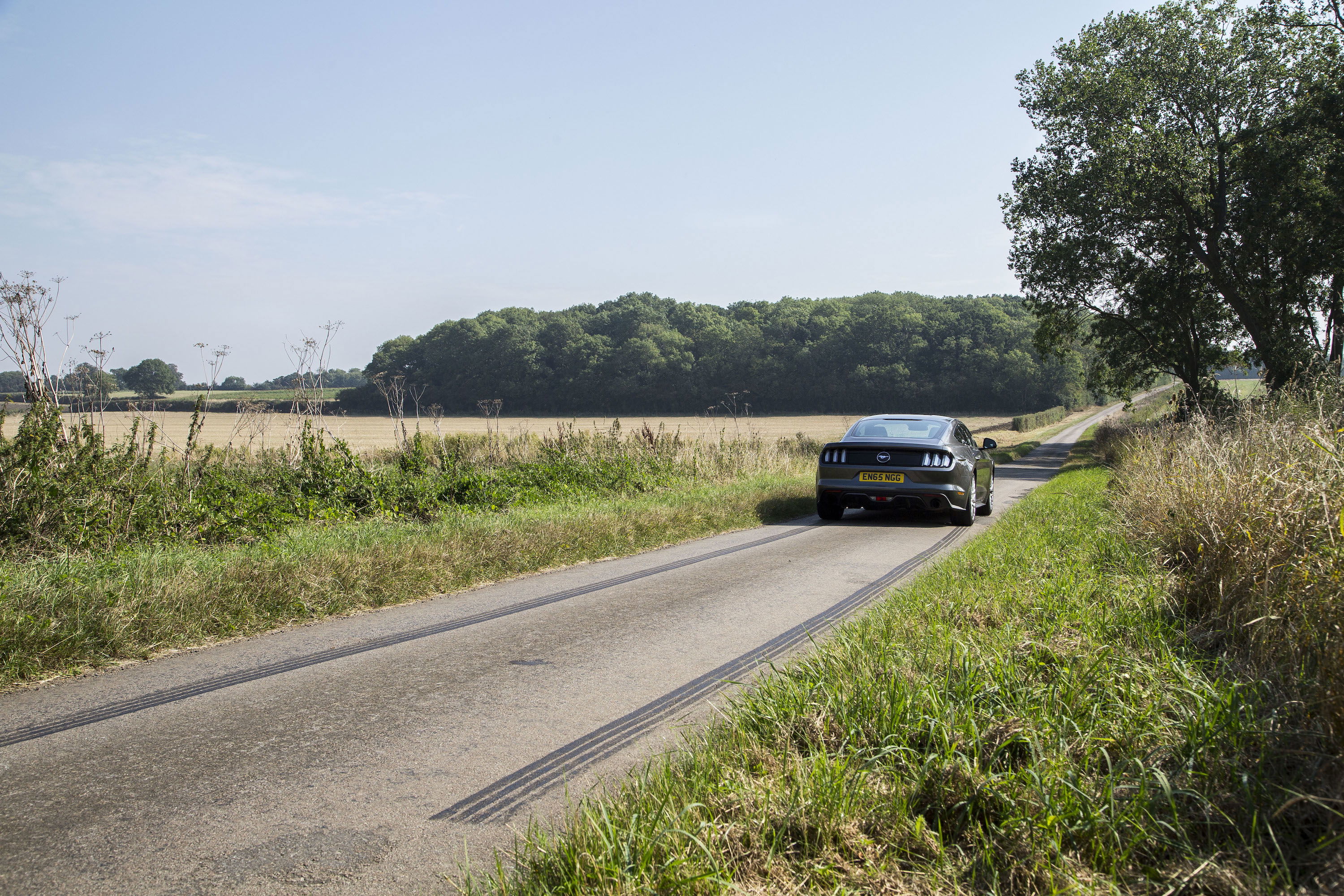 The Ecoboost may be down on power and cylinders, but it's still up for old school RWD fun...