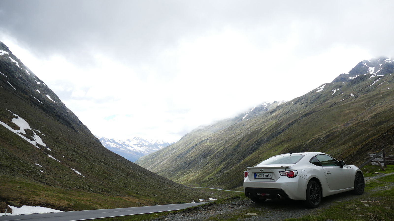 This shot was taken at the Timmelsjoch, amazing view.