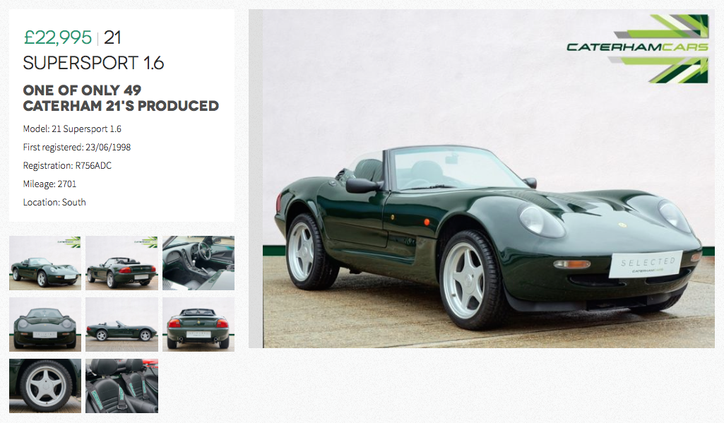 The Caterham 21: A #blogpost On The Seven's Forgotten Sister