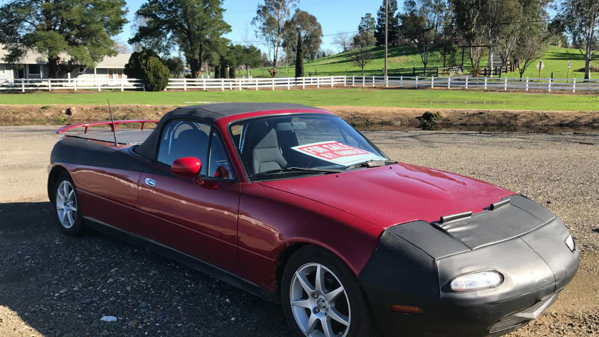 Someone Is Attempting To Sell This Stretched Mazda Miata Pickup For A Ridiculous Price