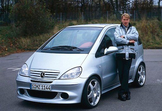 Mika with his company car.