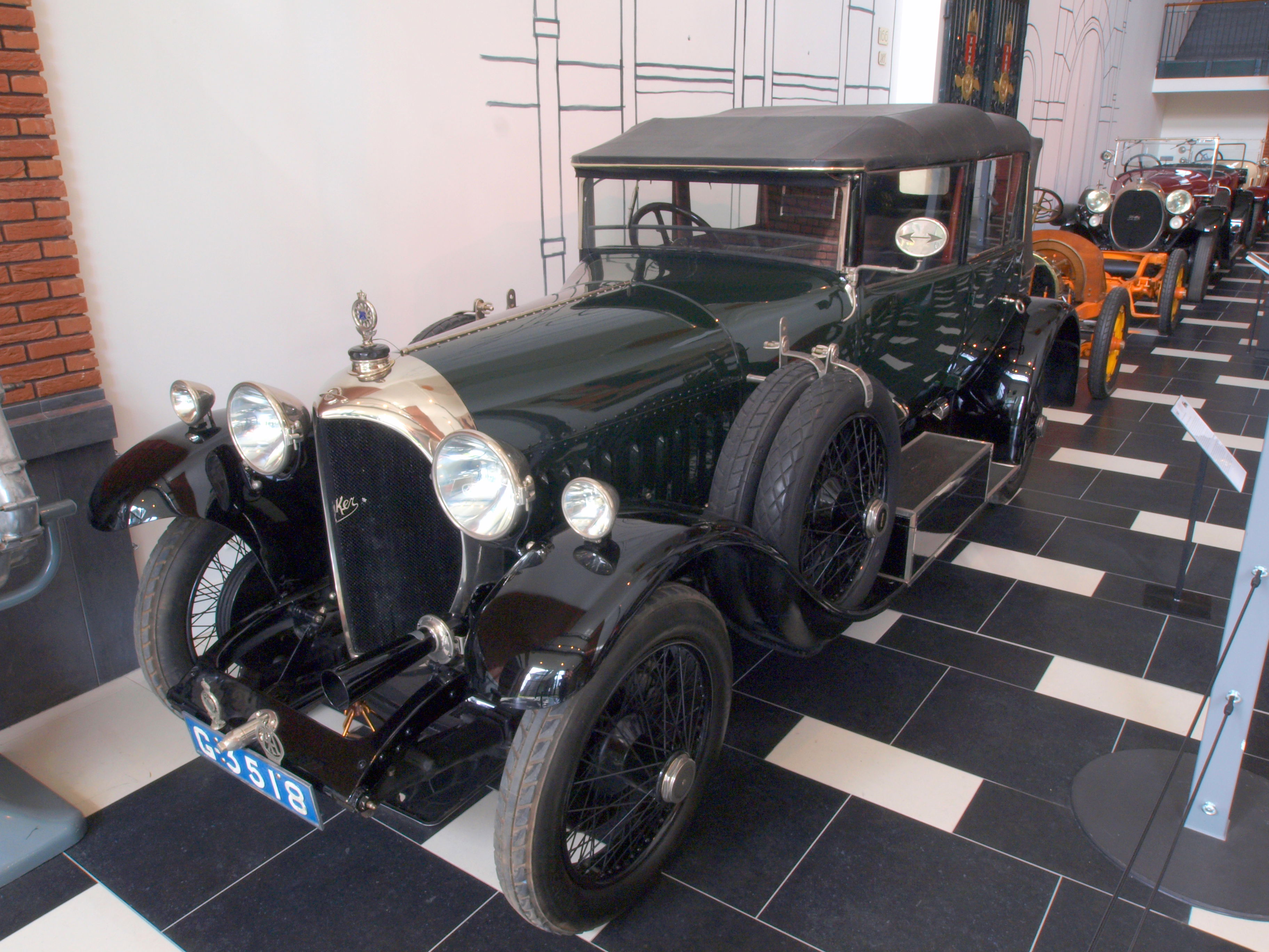 The Spyker C4, the car that broke the speed record in 1922.
