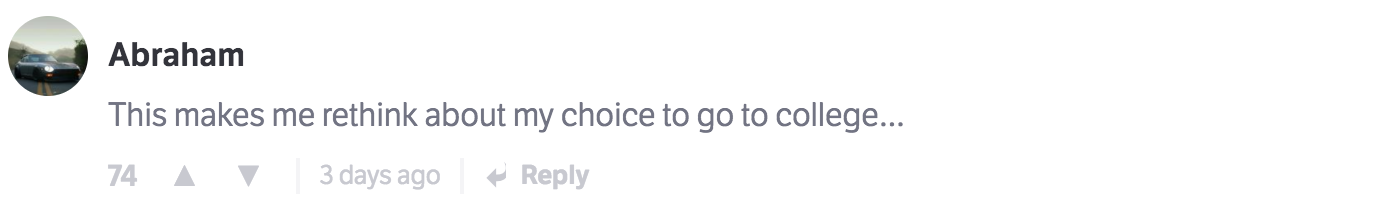 The 10 Best Comments On CT Last Week