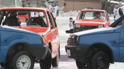 Meanwhile, In Russia, People Have Just Invented Car Curling