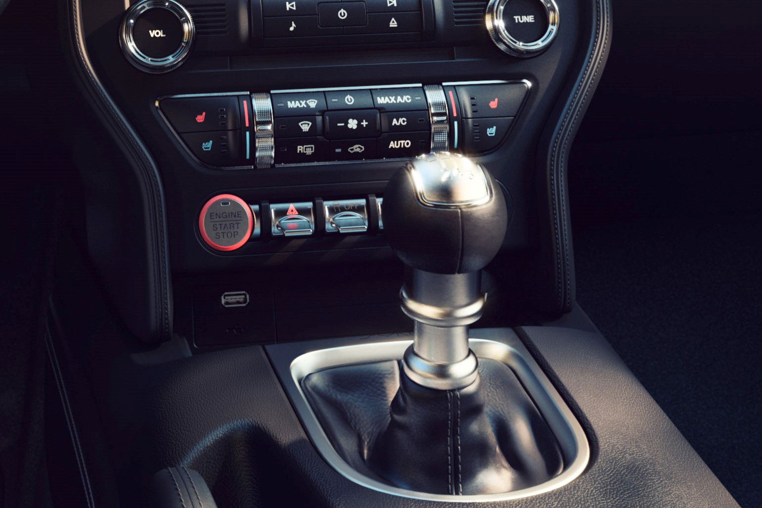 The 2018 Ford Mustang's Pulsating Start Button Matches A Real Mustang's Heart Rate