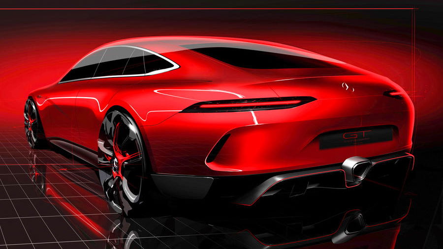 Mercedes-AMG Teases New 600bhp+ Four-Door Sports Car