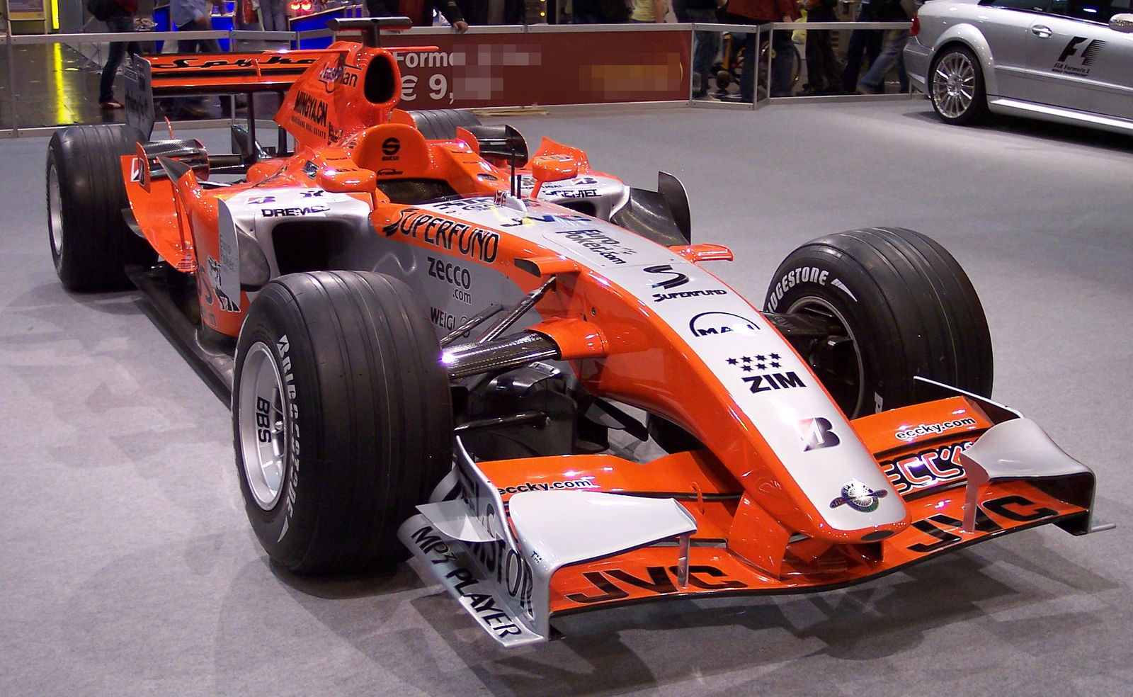 The Midland Formula 1 team F1 car