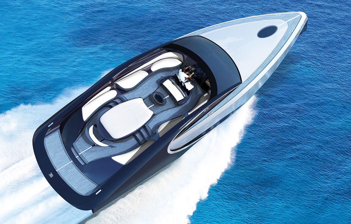 This 66-Foot Bugatti-Inspired Superyacht Is The Perfect Accessory For Your Chiron