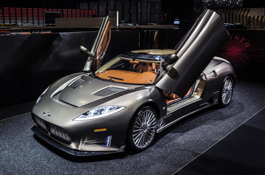 The Spyker C8 Preliator, powered by Koenigsegg.
