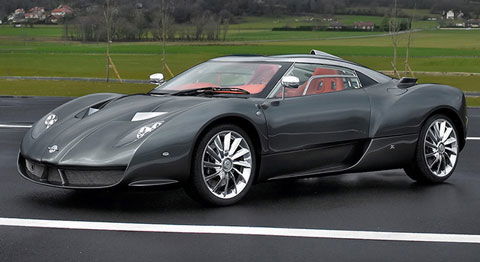 The Spyker C12, designed by Zagato