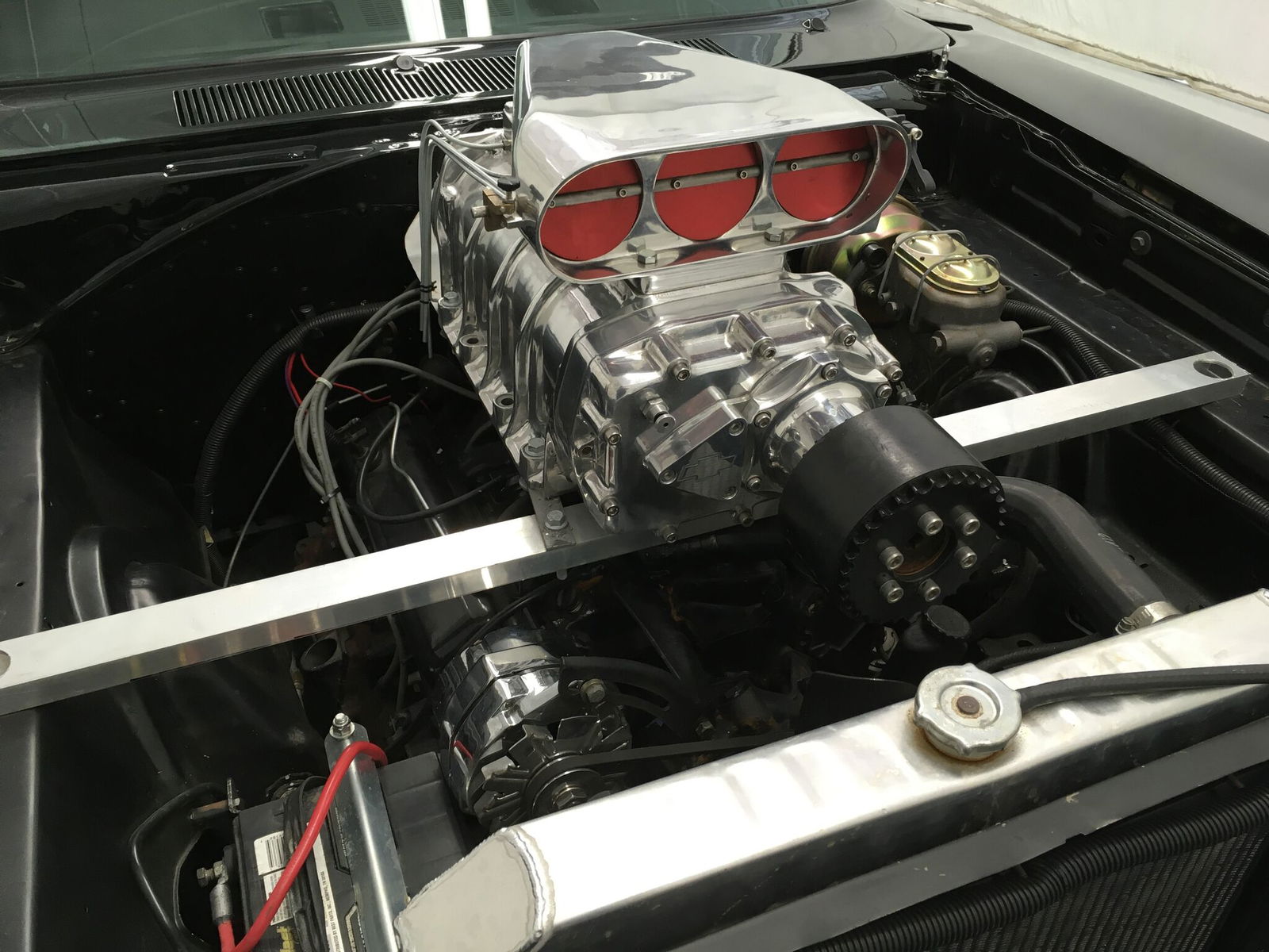 Supercharger belts aren't needed in movie land...