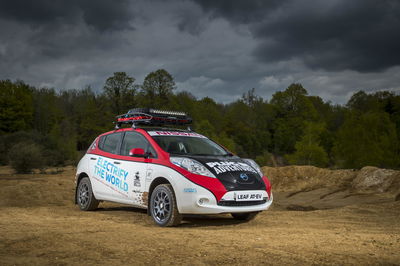 An EV Adventurer Is Driving The Mongol Rally In A Nissan Leaf