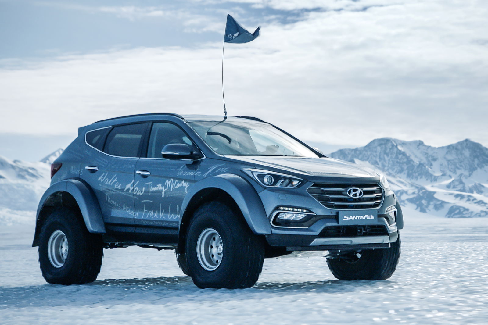 Hyundai Has Crossed The Antarctic In A Mostly Standard Santa Fe