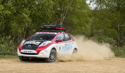 An EV Adventurer Is Driving The Mongol Rally In A Nissan Leaf