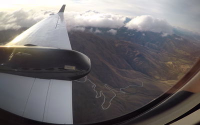 Airplane view of some of the roads. Let me reiterate: there are absolute miles of roads like this, with breathtaking scenery around and no other cars.