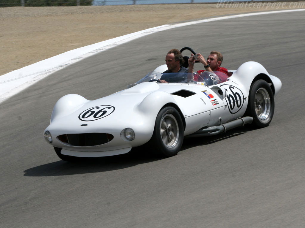 The Chaparral 1 on Mazda Raceway Laguna Seca.