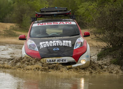 An EV Adventurer Is Driving The Mongol Rally In A Nissan Leaf