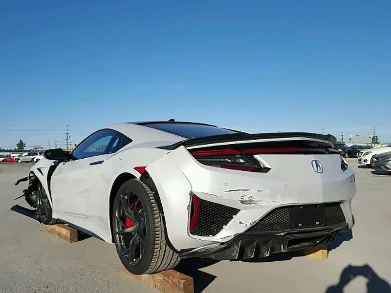 The Auction For This Crash-Damaged Acura NSX Will Get You Right In The Feels