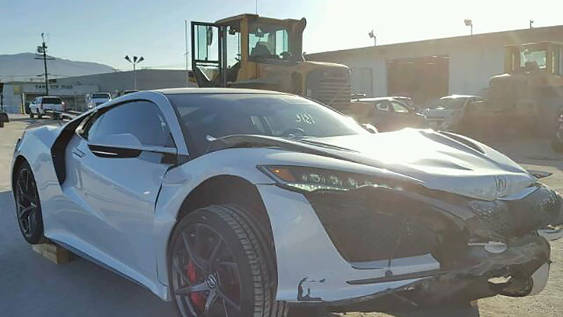 The Auction For This Crash-Damaged Acura NSX Will Get You Right In The Feels