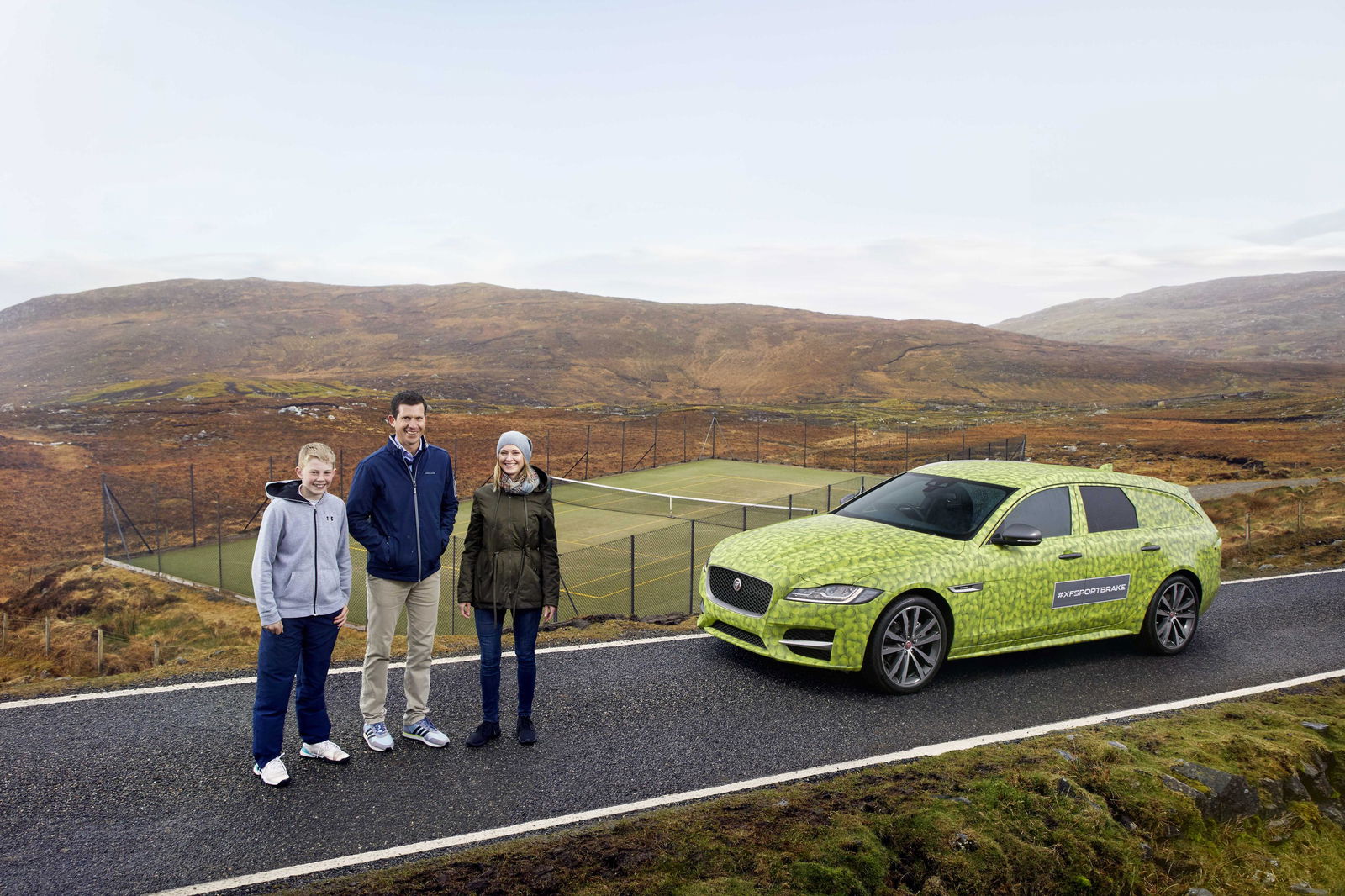 Logan Urquhart, Tim Henman and Susan MacCormick