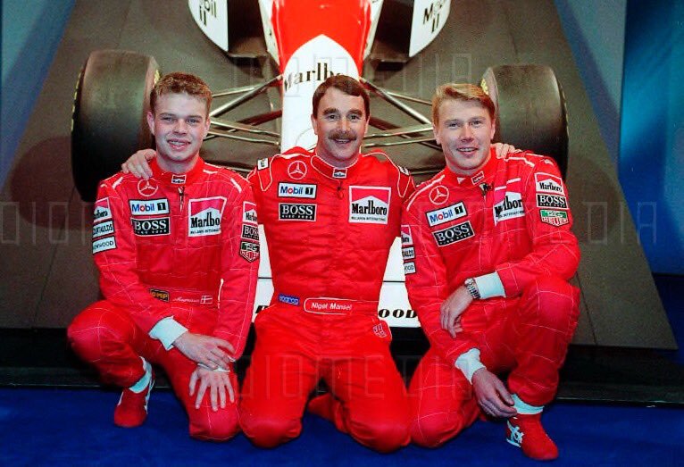 Hakkinen will partner Mansell in 1995, with rookie Magnussen being the third driver