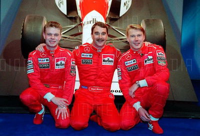 Hakkinen will partner Mansell in 1995, with rookie Magnussen being the third driver