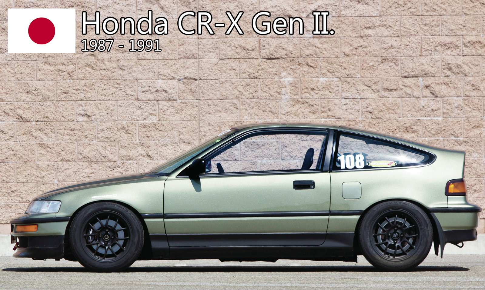 The polyvalent Honda CR-X.