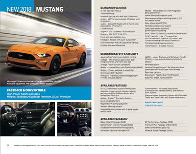 Check Out The 2018 Ford Mustang's Leaked Brochure