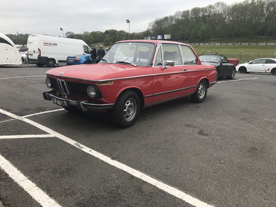 Some absolute hero took his 2002 onto the track.