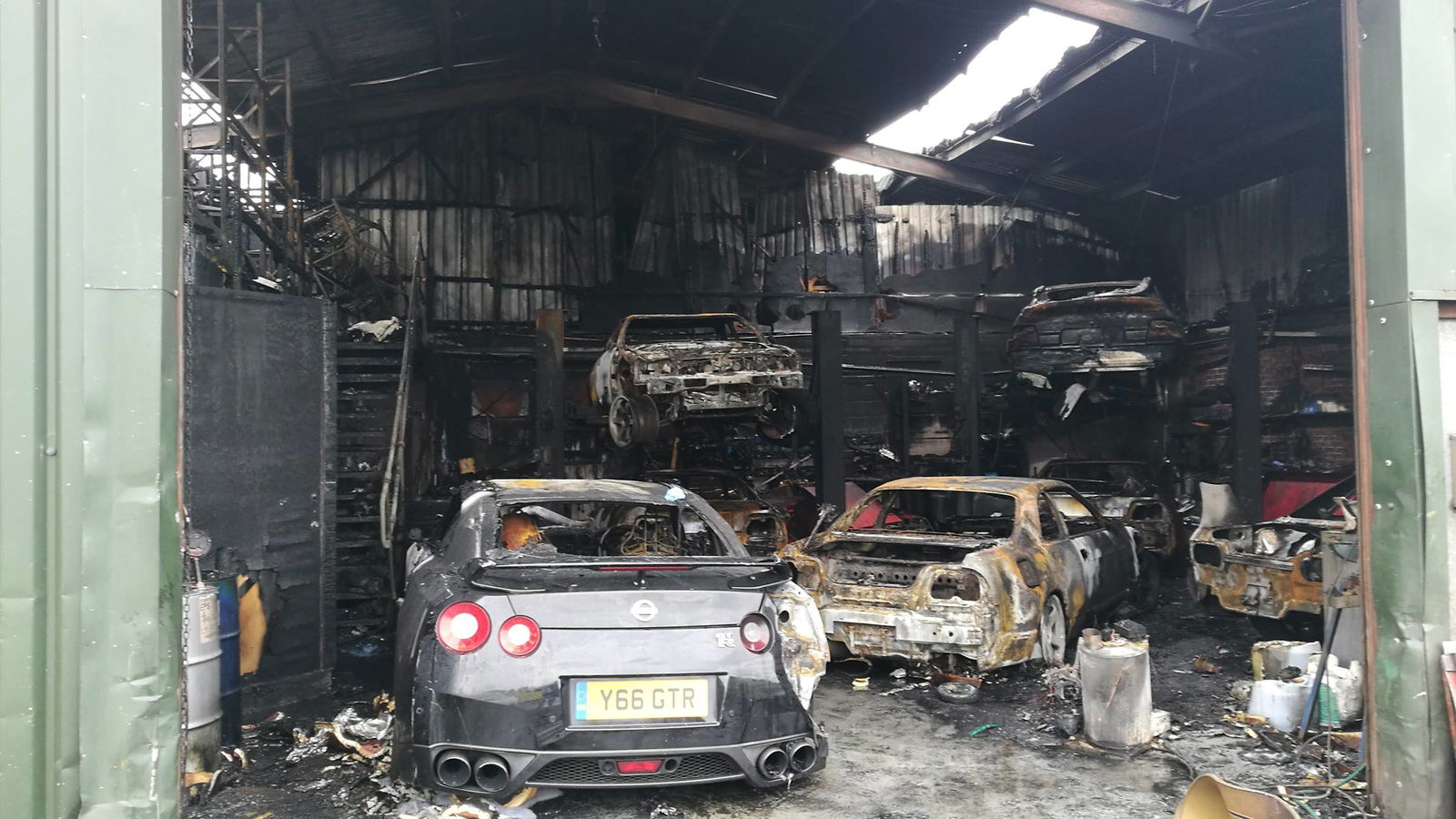 Workshop Full Of Skylines Burned To The Ground In Devastating Fire