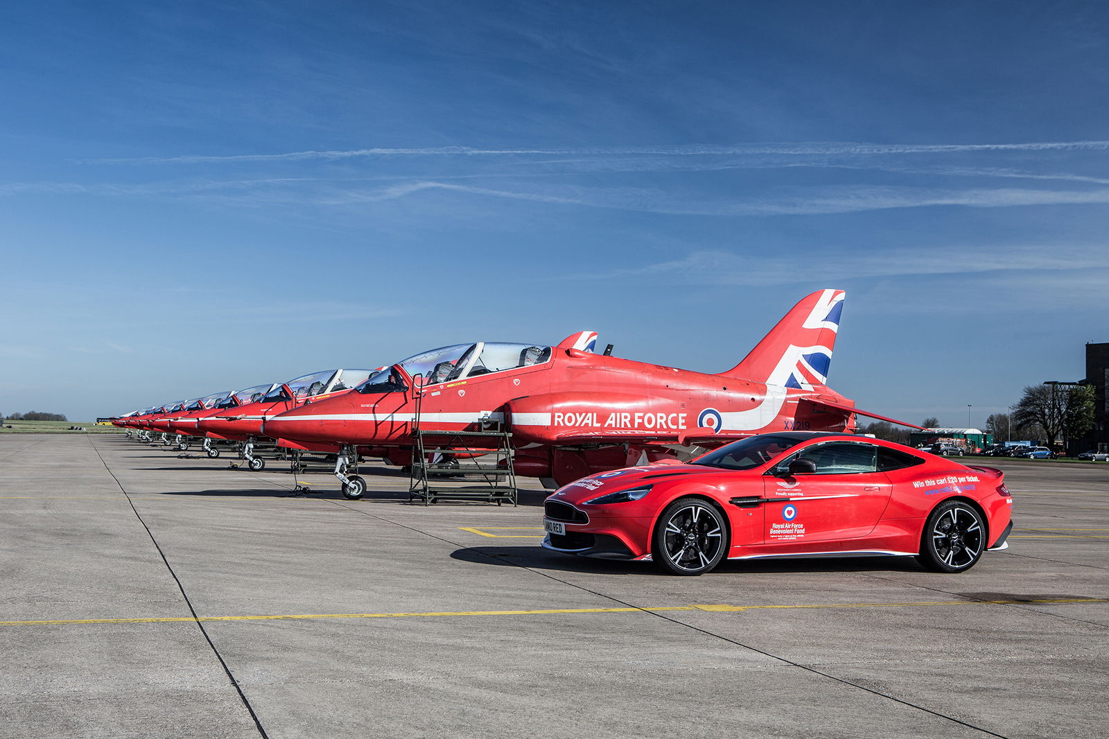 You Could Win This Super-Exclusive Aston Martin Vanquish S Red Arrow For £20
