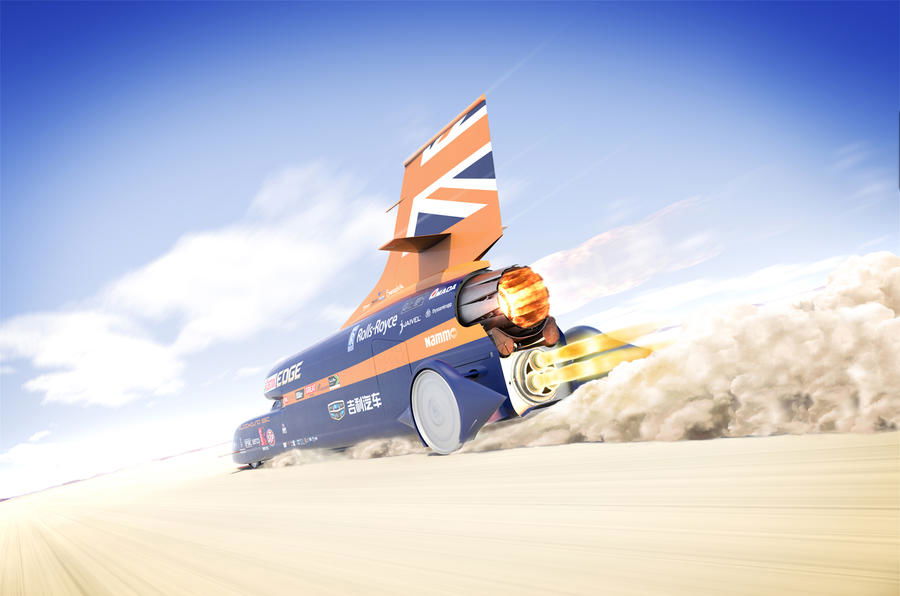 An artist's impression of what 1000mph looks like. Possibly