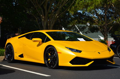 The yellow Huracan was as flamboyant as any Lamborghini and it did not fail to impress on this particular day either. This one had a Mansory wing and possibly a custom exhaust as well.