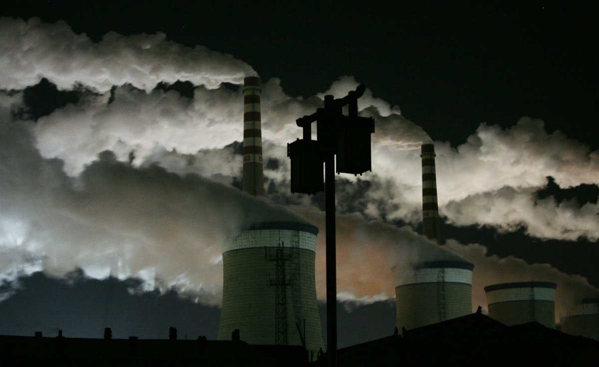 A coal-fired power plant in China.
