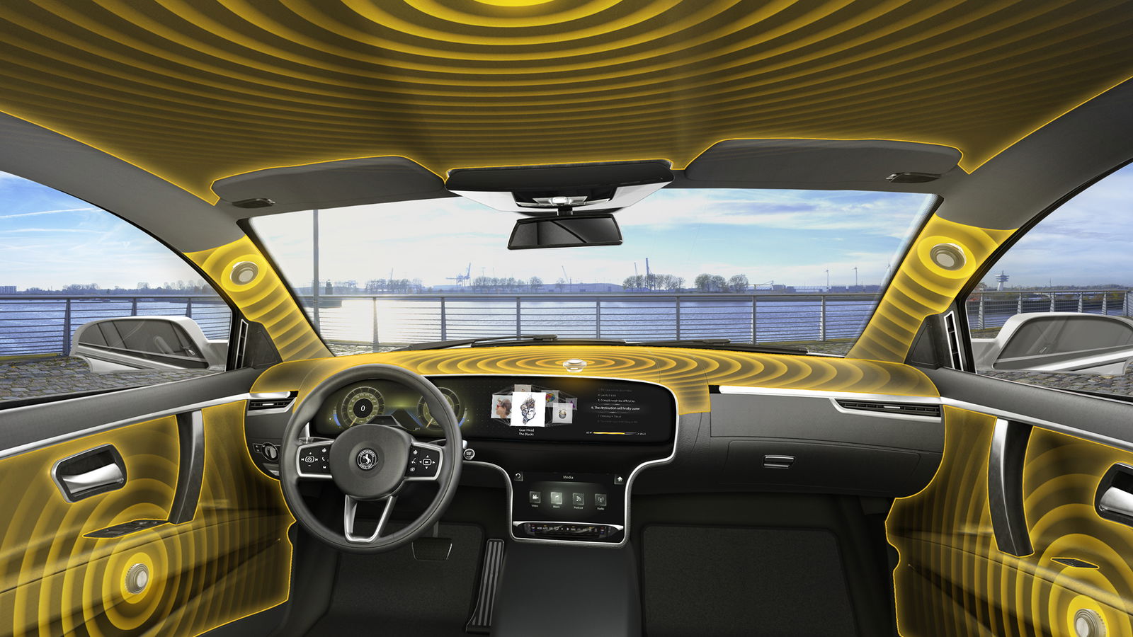 Continental's 'Speakerless' Car Uses Interior Surfaces To Generate Sound