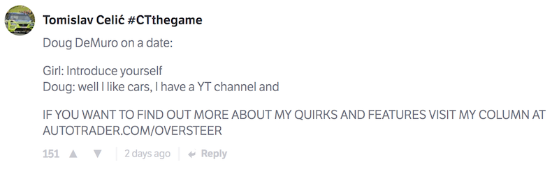 The 10 Best Comments On CT Last Week