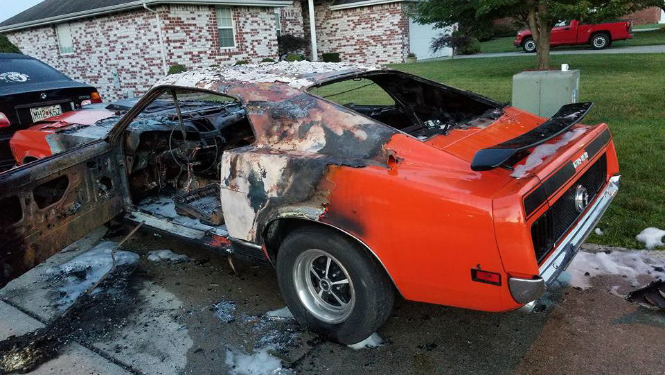 Remember Nino And His Torched 1970 Mustang Mach 1? Here's A Happy Update To A Frustrating Story