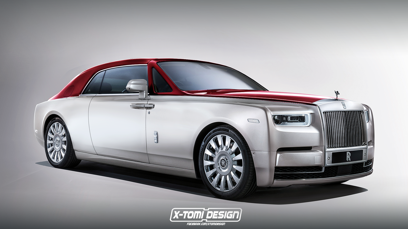 Here's The New Rolls-Royce Phantom Rendered 3 Different Ways