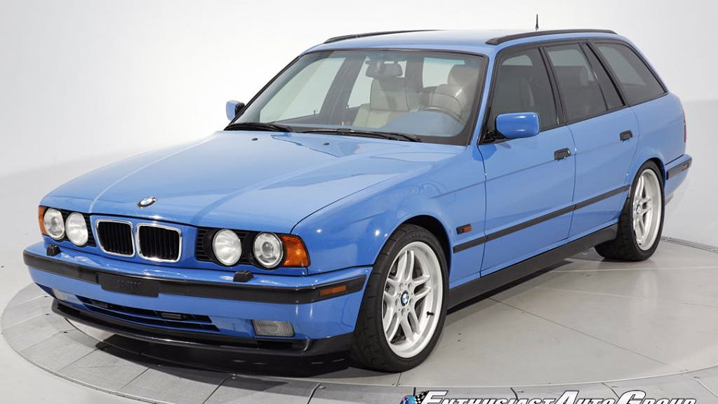 This Restored High-Mileage BMW E34 M5 Touring Is Somehow Priced At $130,000