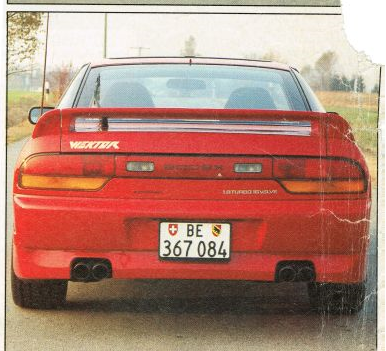Sadly no high definition rear shot of the car.
