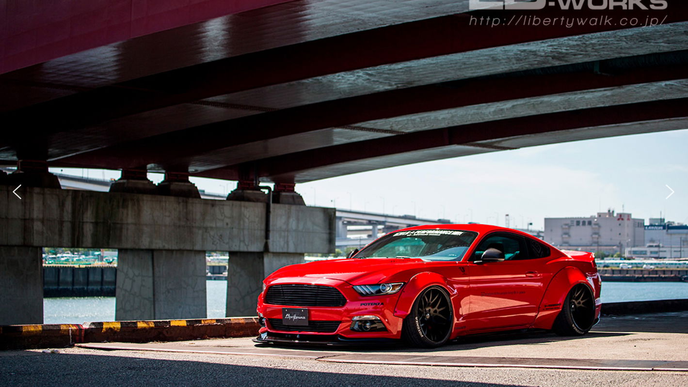 The Liberty Walk Mustang Is Here, And It's As Subtle As A Smack In The Face