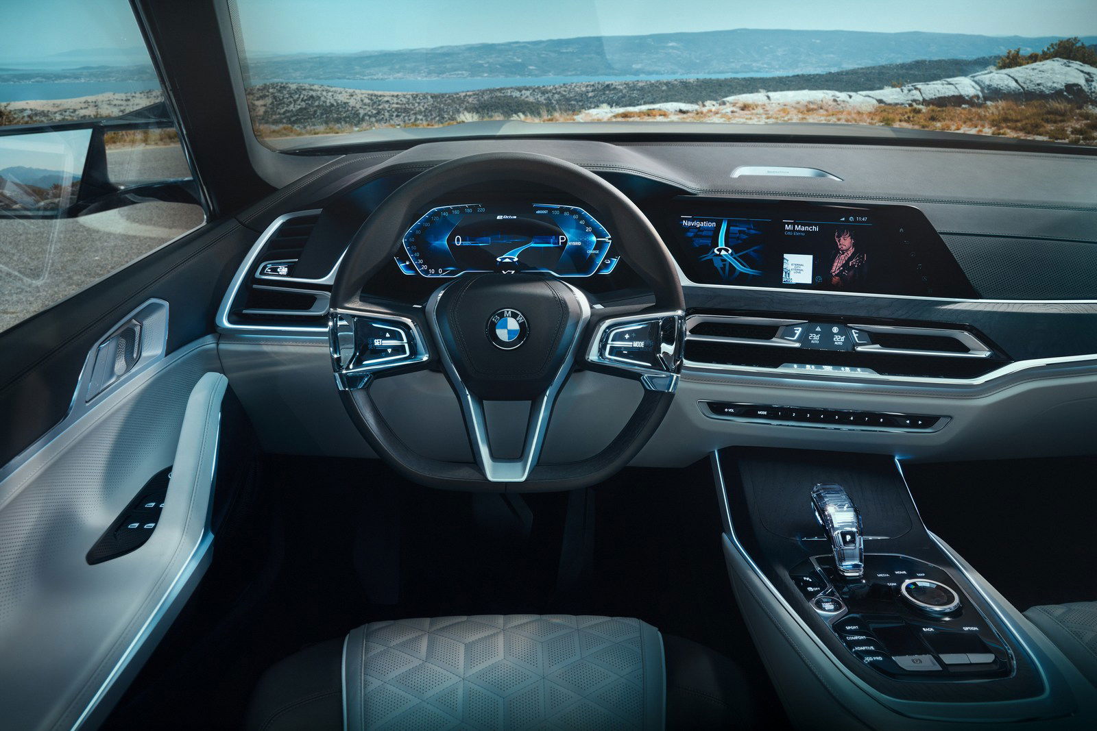 The BMW X7 Concept Has Been Leaked, And Its Kidney Grilles Are Obscene