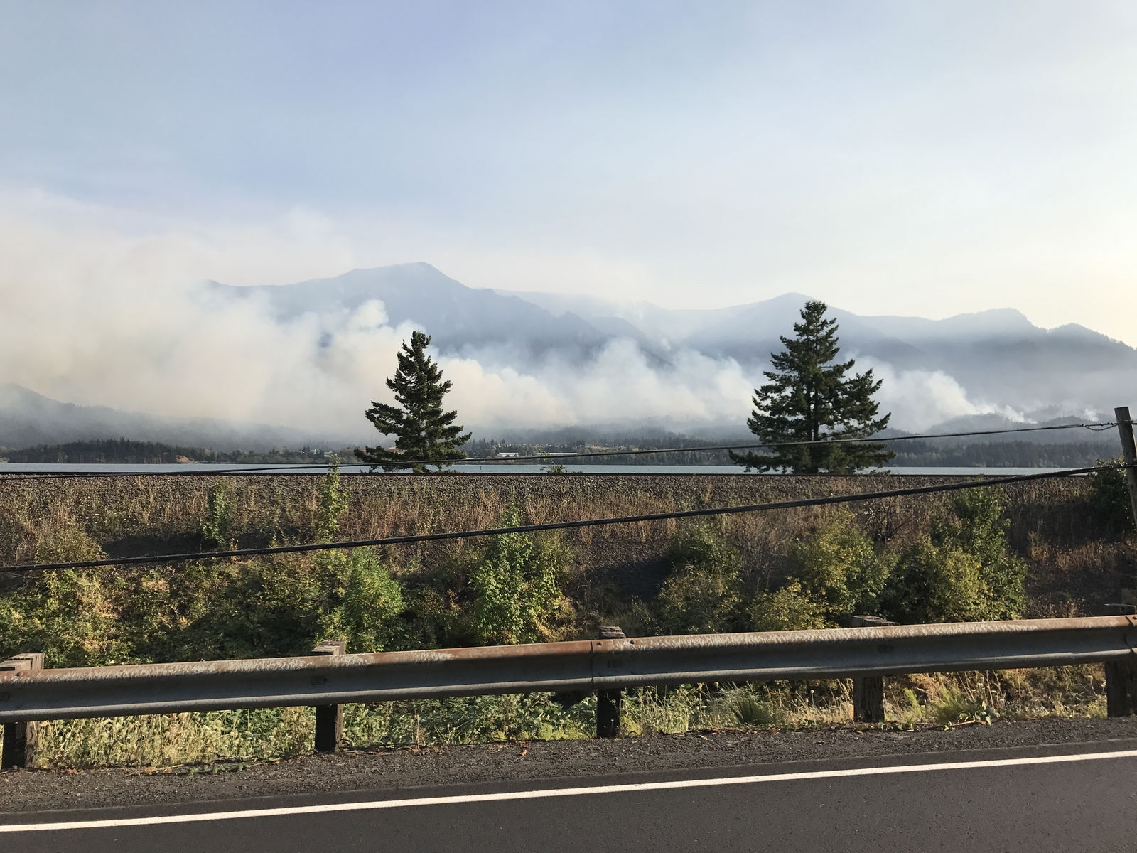 Eagle Creek fire in the Columbia River Gorge - September 10th, 2017