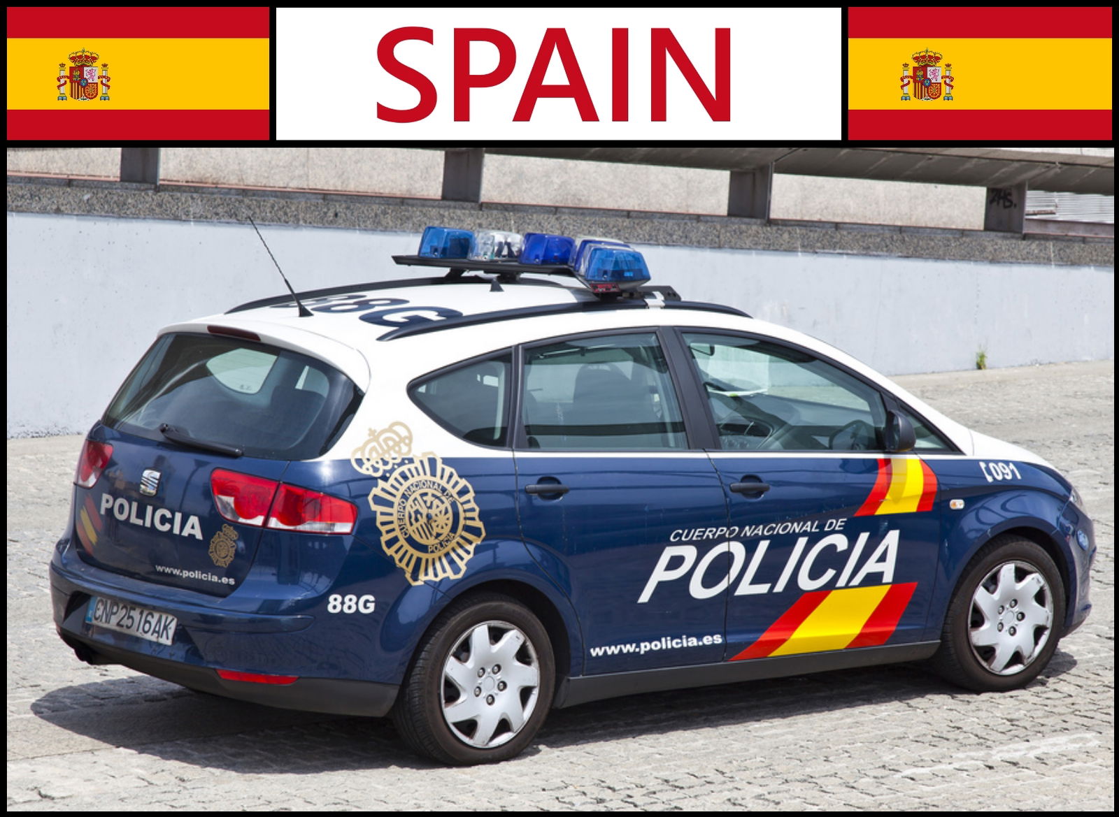 The Different Police Cars From 26 Countries Around The World