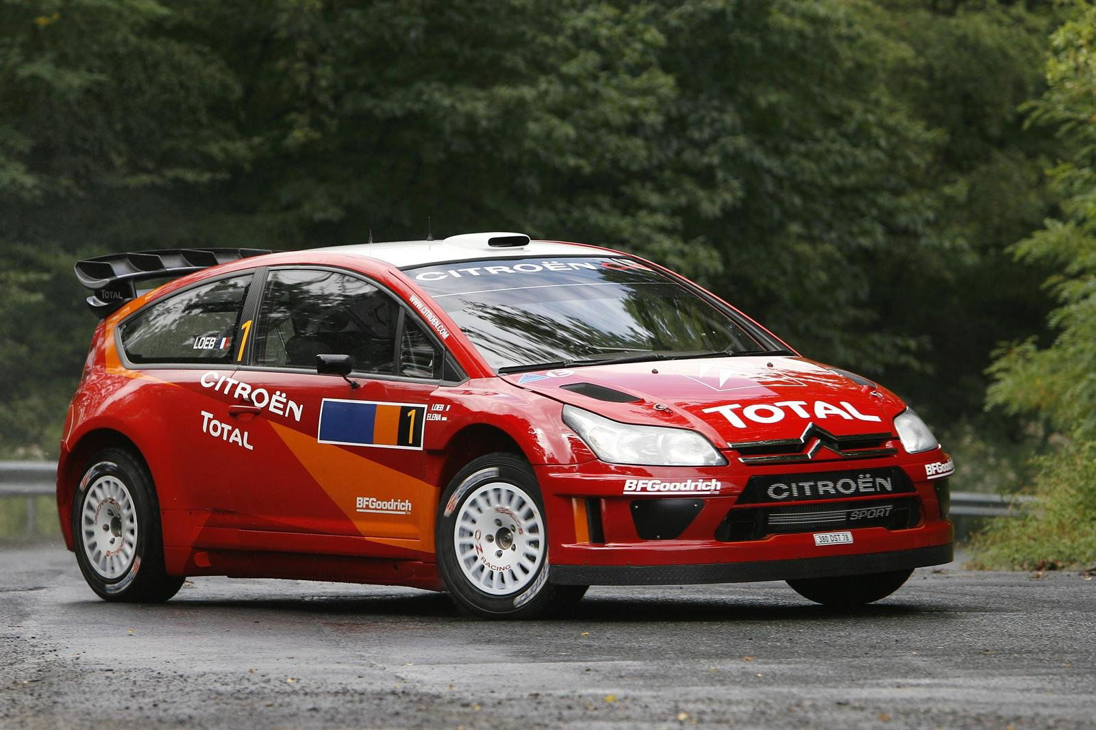 The C4 WRC show car.