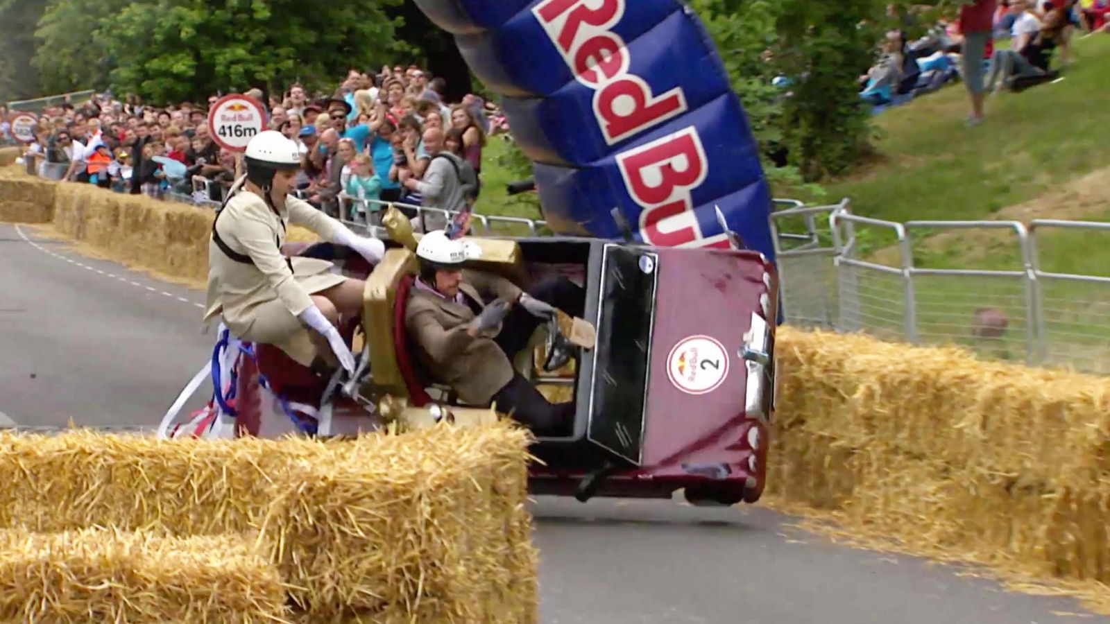 The annual RedBull Soapbox Race held in the United Kingdom.