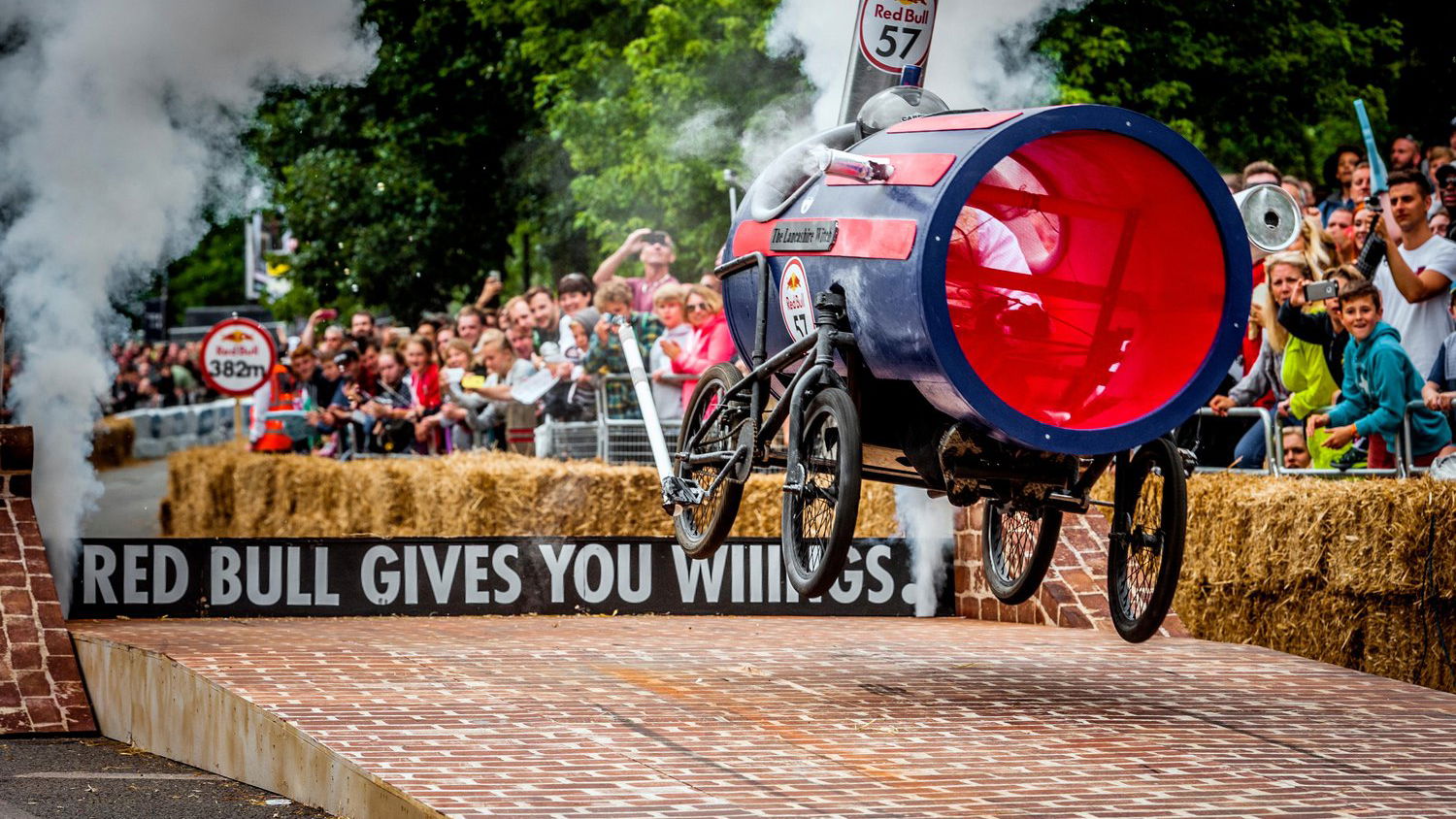 Down the hill and into the finish line. The history of the Soapbox Race.