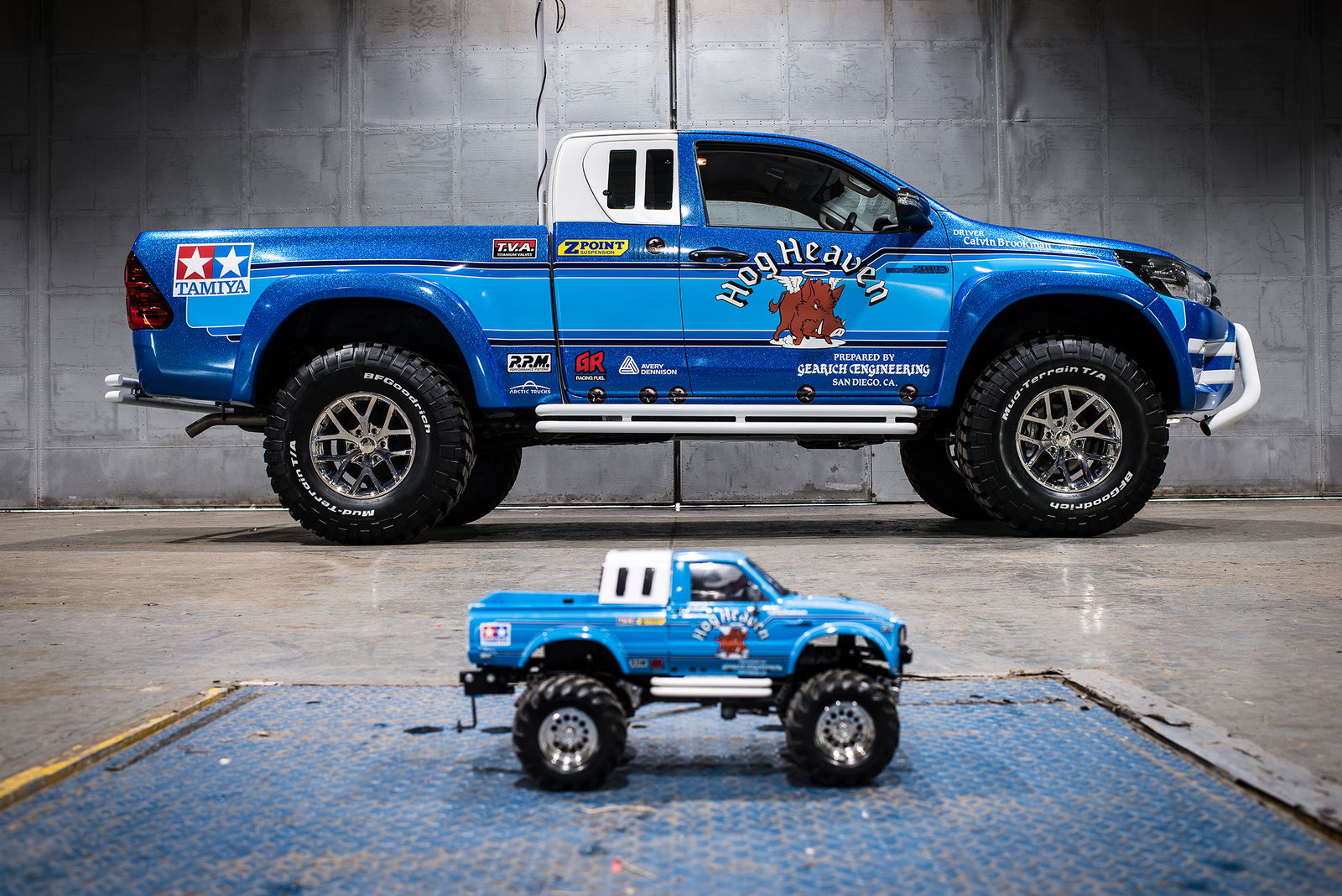Toyota UK Has Recreated The Classic And Legendary Tamiya R/C Hilux Bruiser... In Life Size