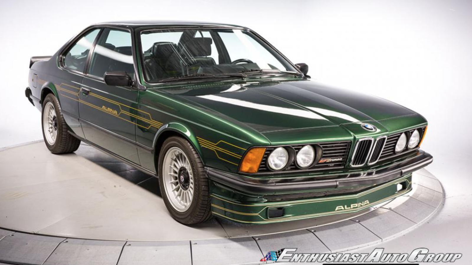 This Alpina B7S Turbo Coupe Is A Festival Of Green, And We Love It
