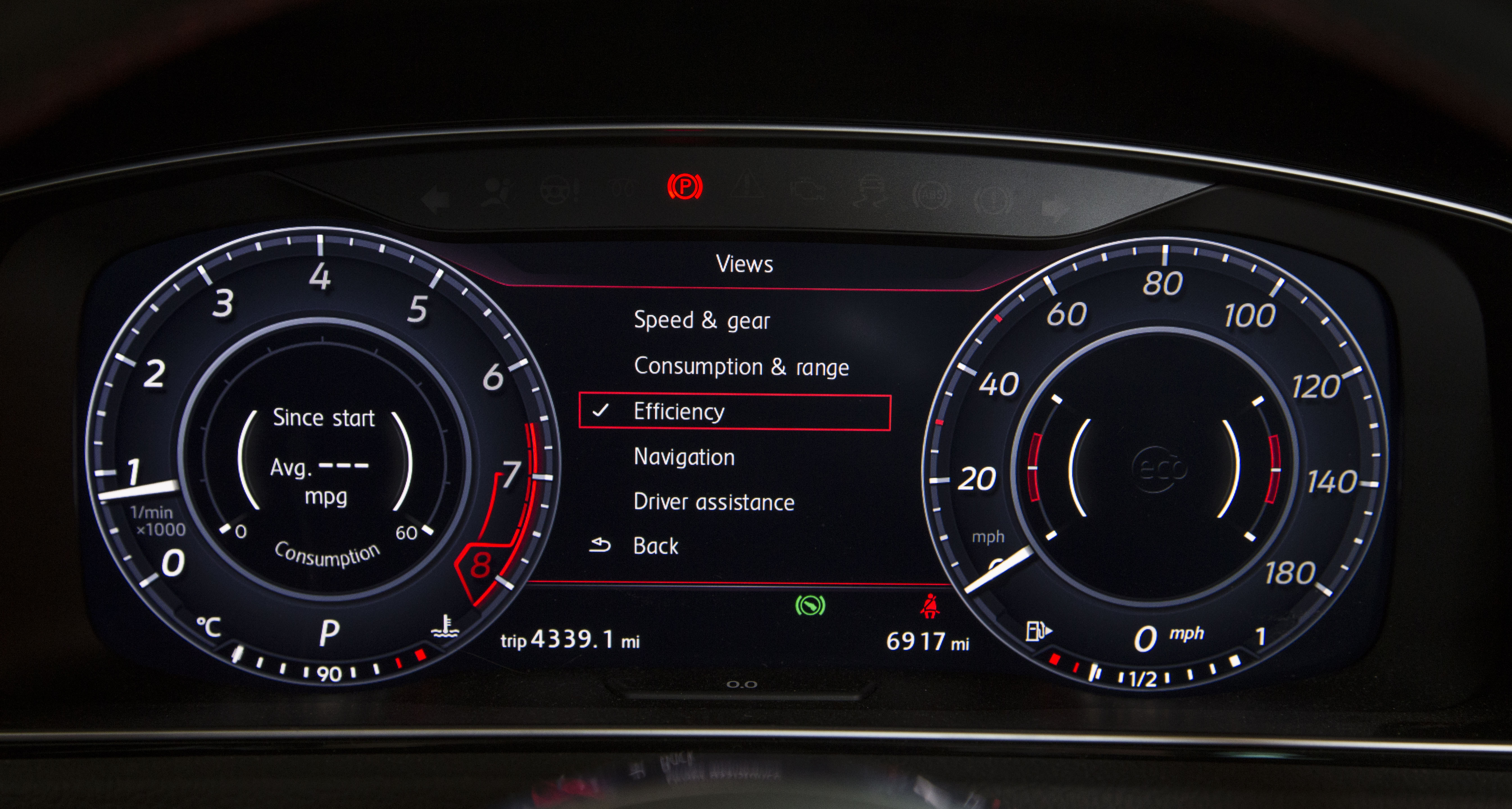 There is some basic customisation with the dials available, but it's all information available in the middle portion of the screen anyway